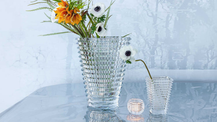 Baccarat Eye Vase and Votive