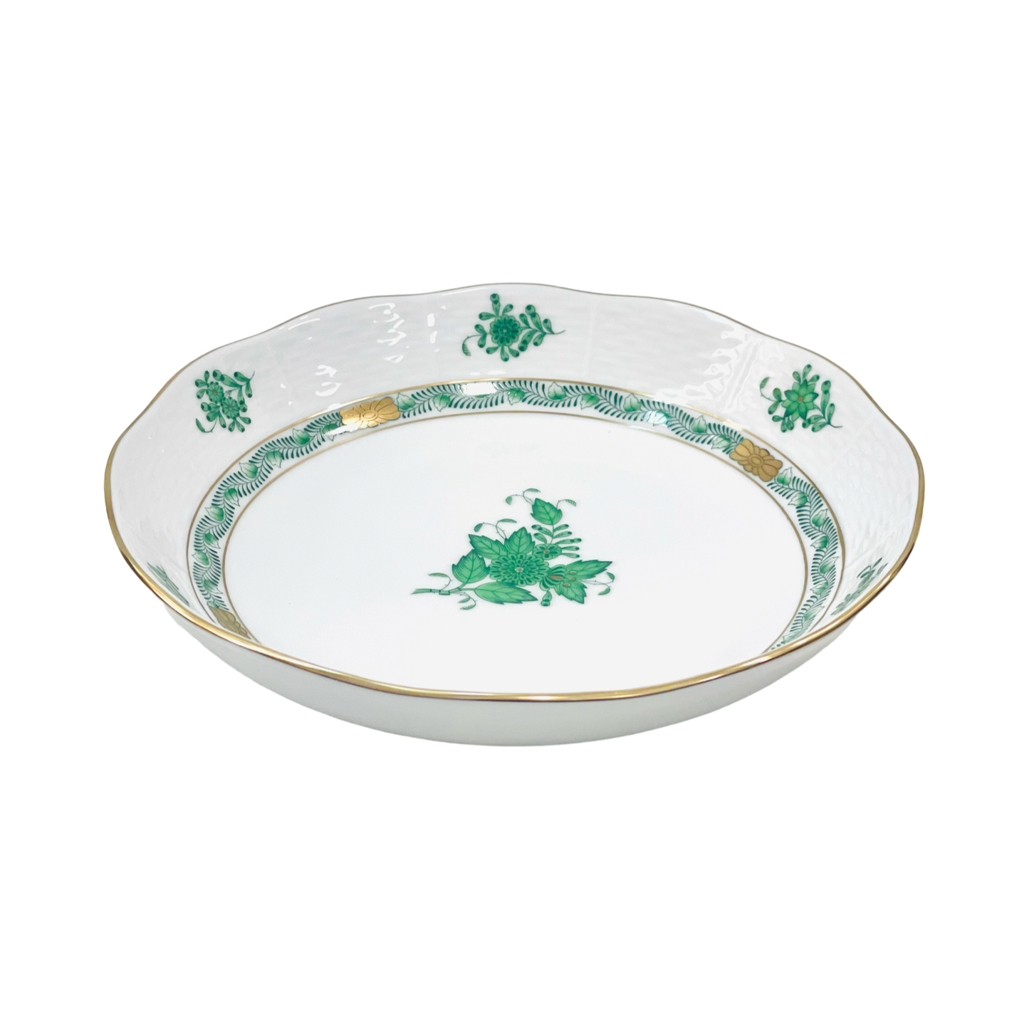 Herend Apponyi Green Fruit Comport