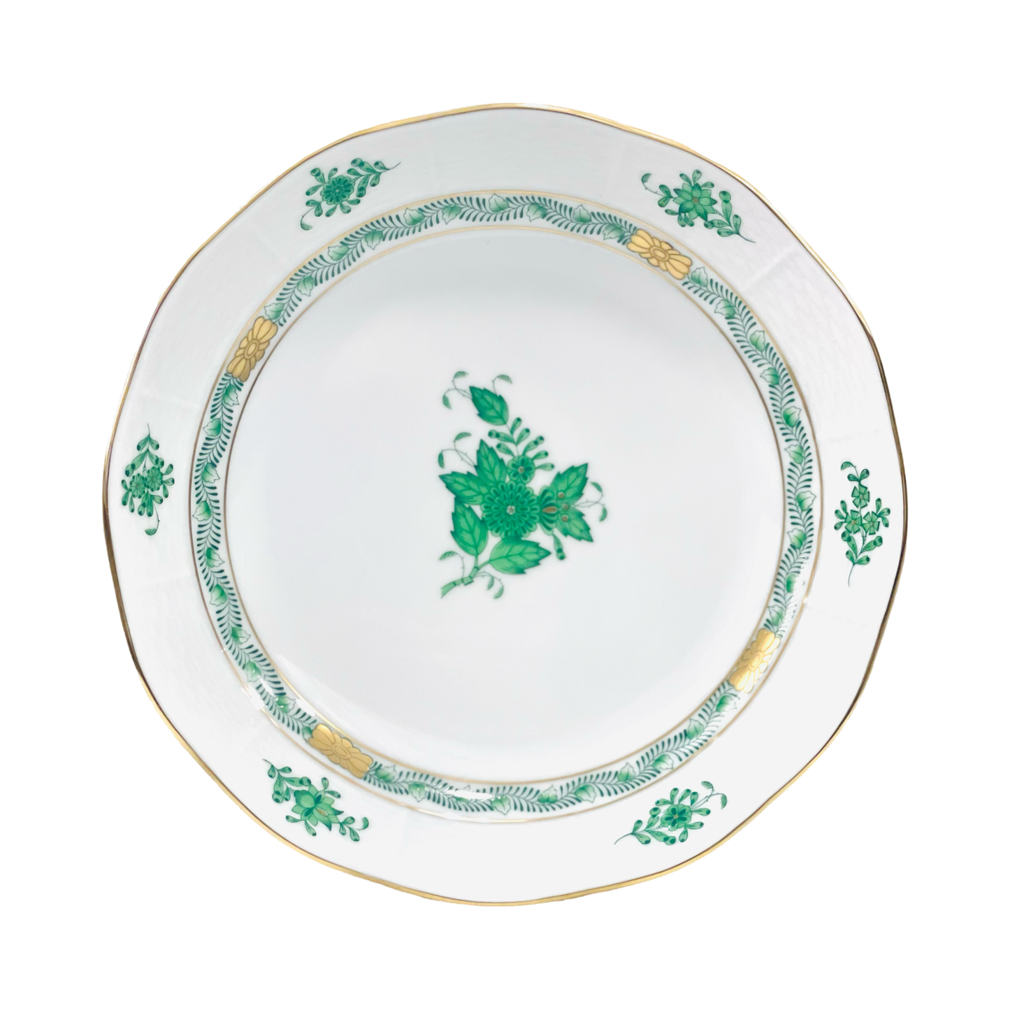 Herend Apponyi Green Fruit Comport