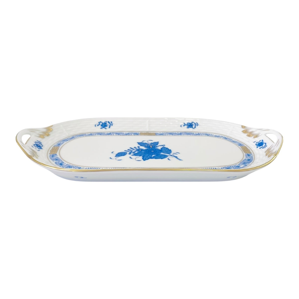 Herend Apponyi Blue Sandwich Tray