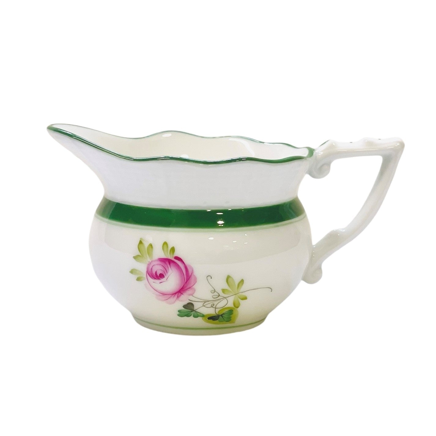 Herend Vienna Rose Afternoon Tea Set for Two, 9 Pieces