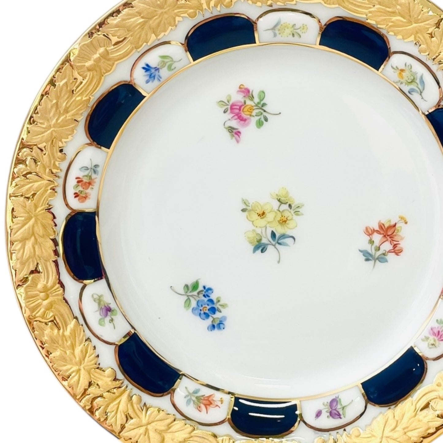 Meissen Royal X-Form Bread & Butter Plate Gold, 14 cm