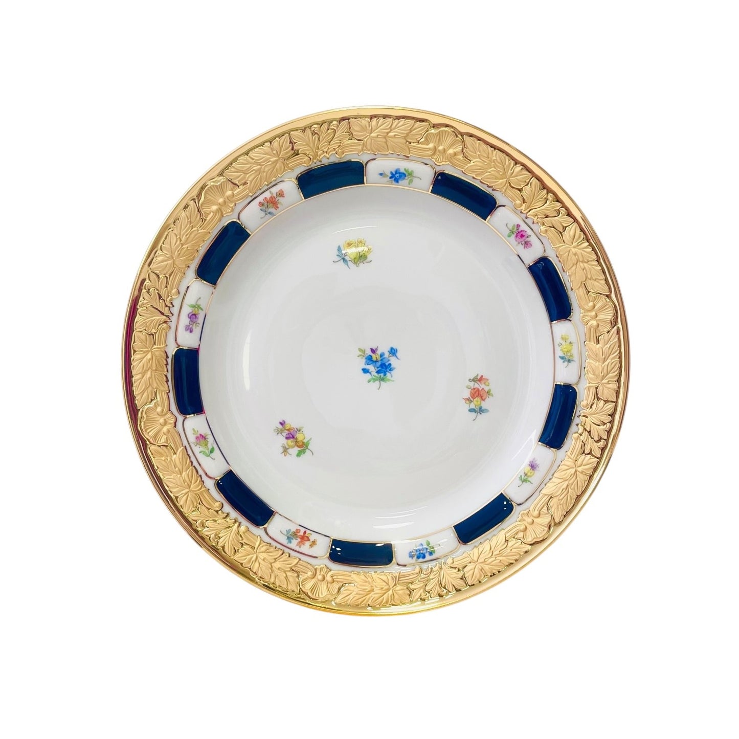 Meissen Royal X-Form Dinner Plate Gold, 22,5 cm