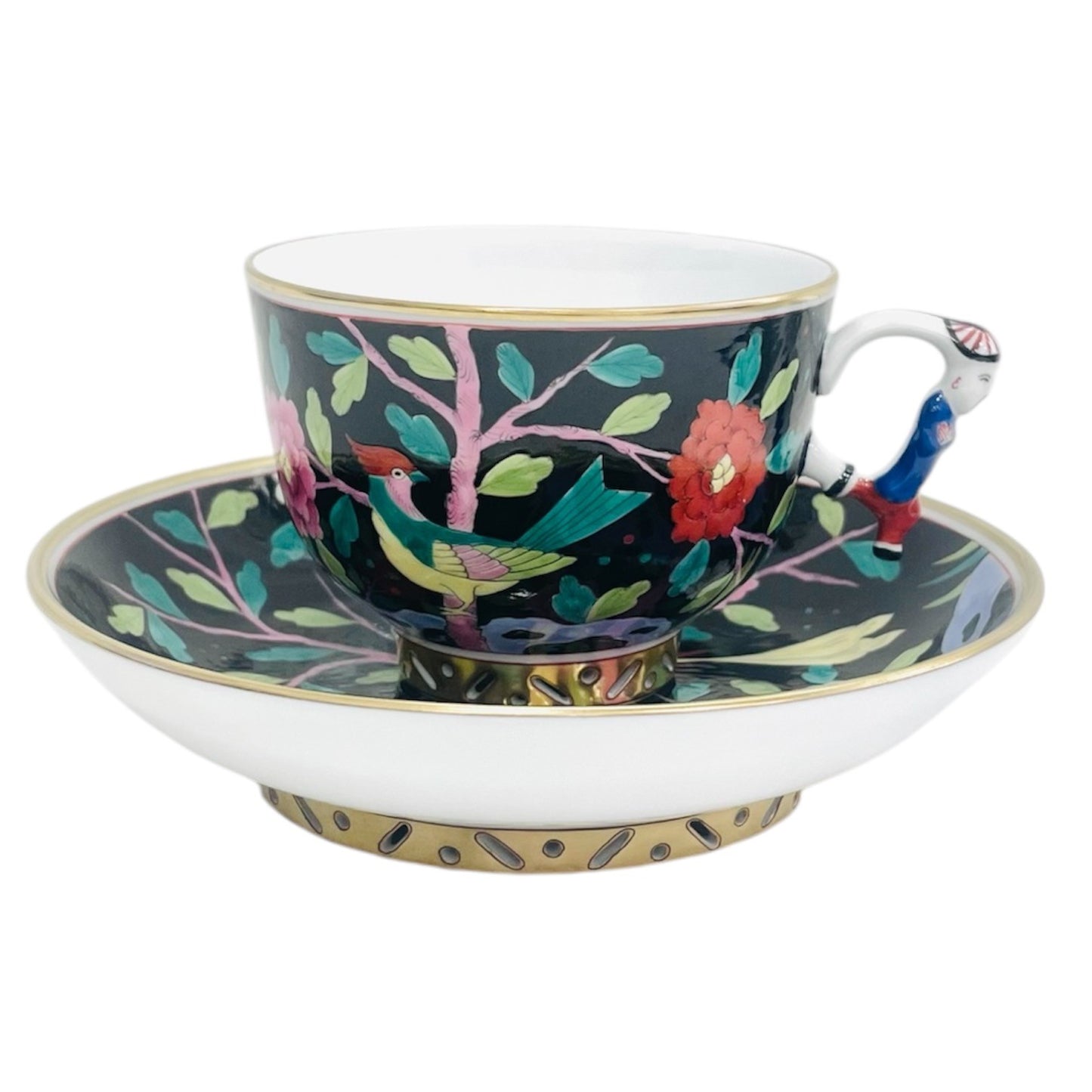 Herend Chinoiserie Macao Teacup & Saucer