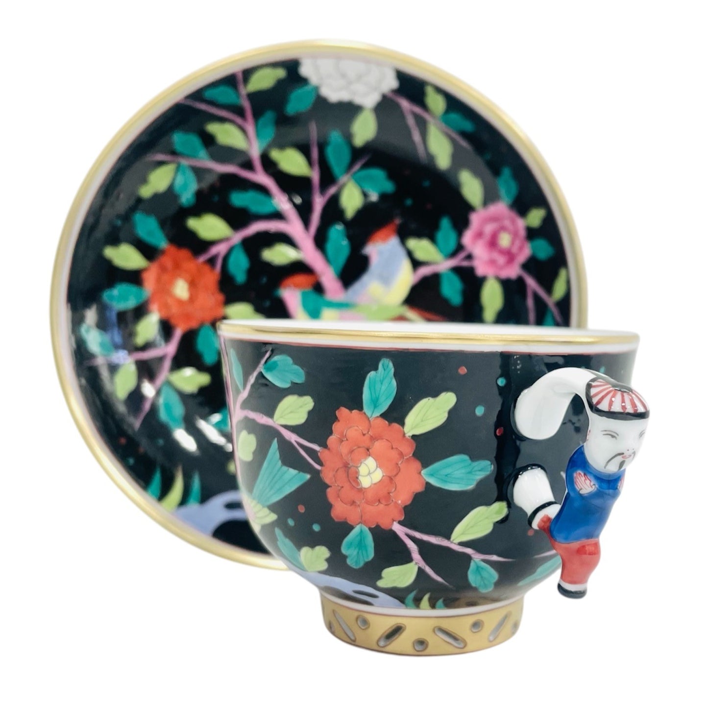 Herend Chinoiserie Macao Teacup & Saucer