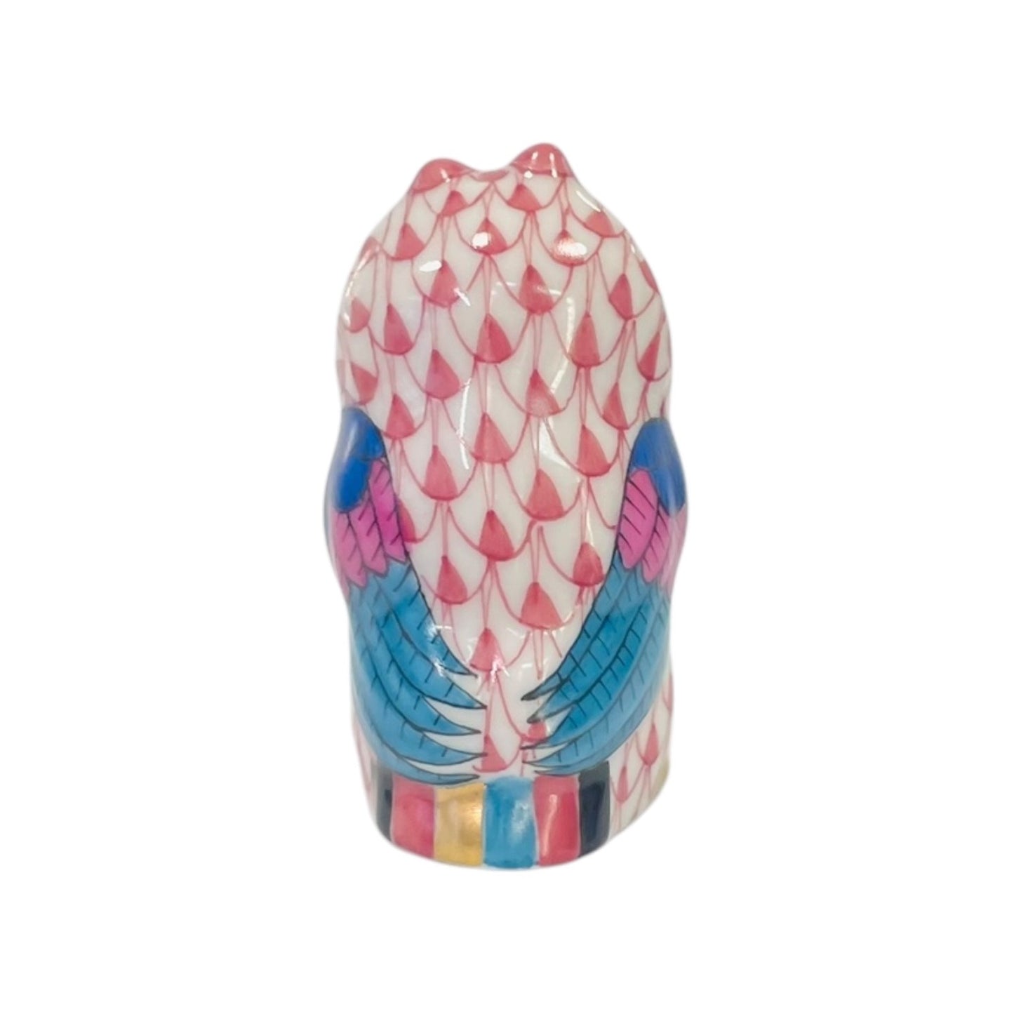 Herend Miniature Owl Fishnet Figurine