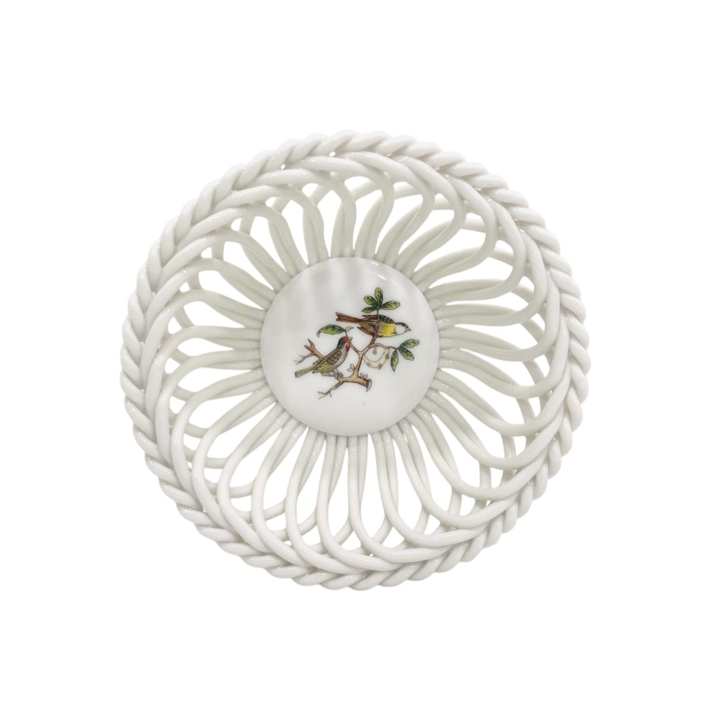 Herend Rothschild Hand-Woven Basket (Small)