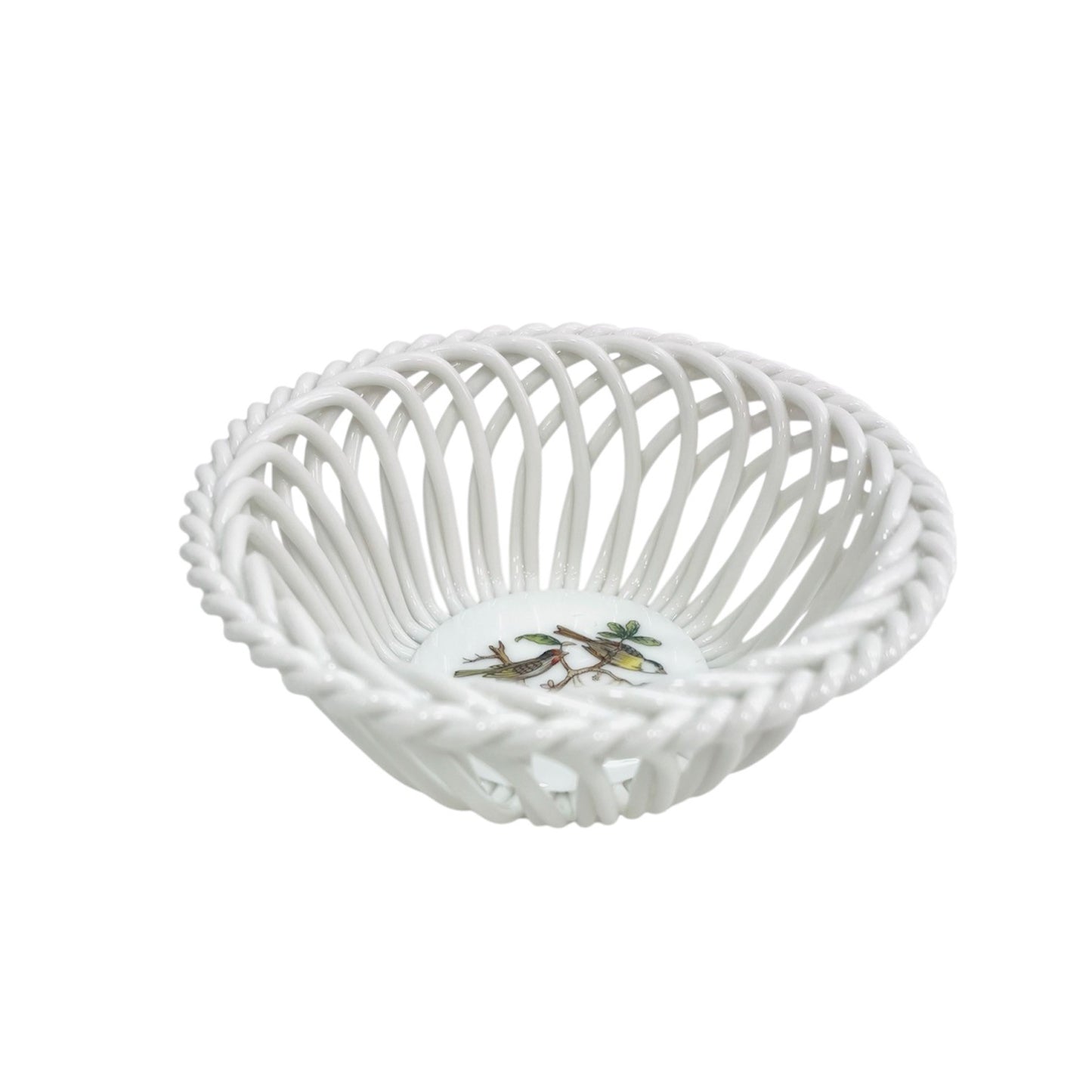 Herend Rothschild Hand-Woven Basket (Small)