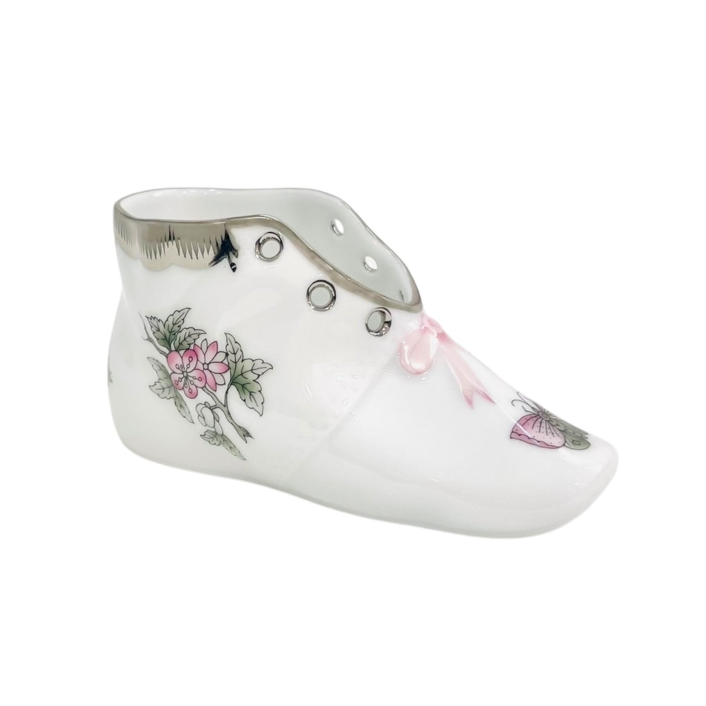 Herend Victoria Platinum Baby Shoe