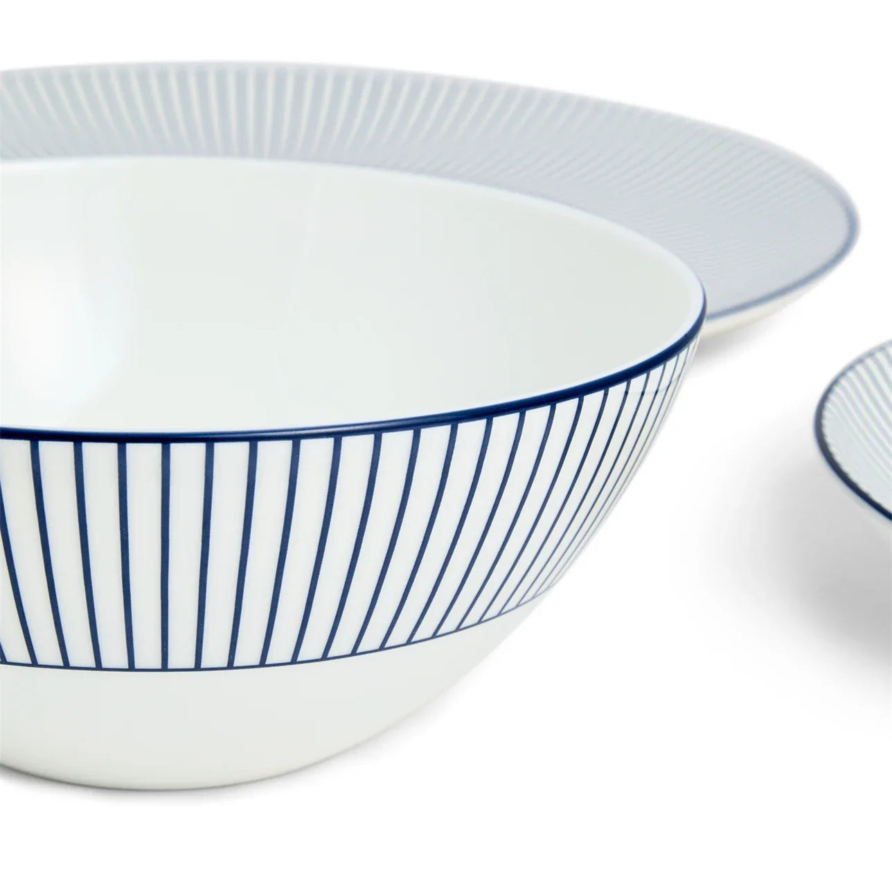 Wedgwood Gio Pinstripe 12 Piece Dinner Set White