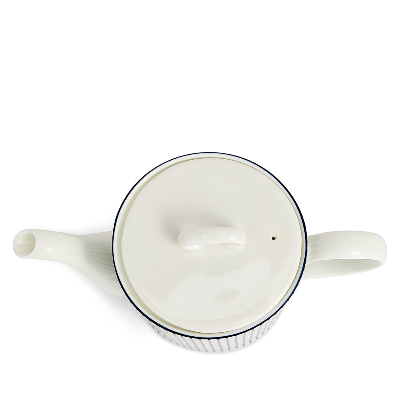 Wedgwood Gio Pinstripe Small Teapot White
