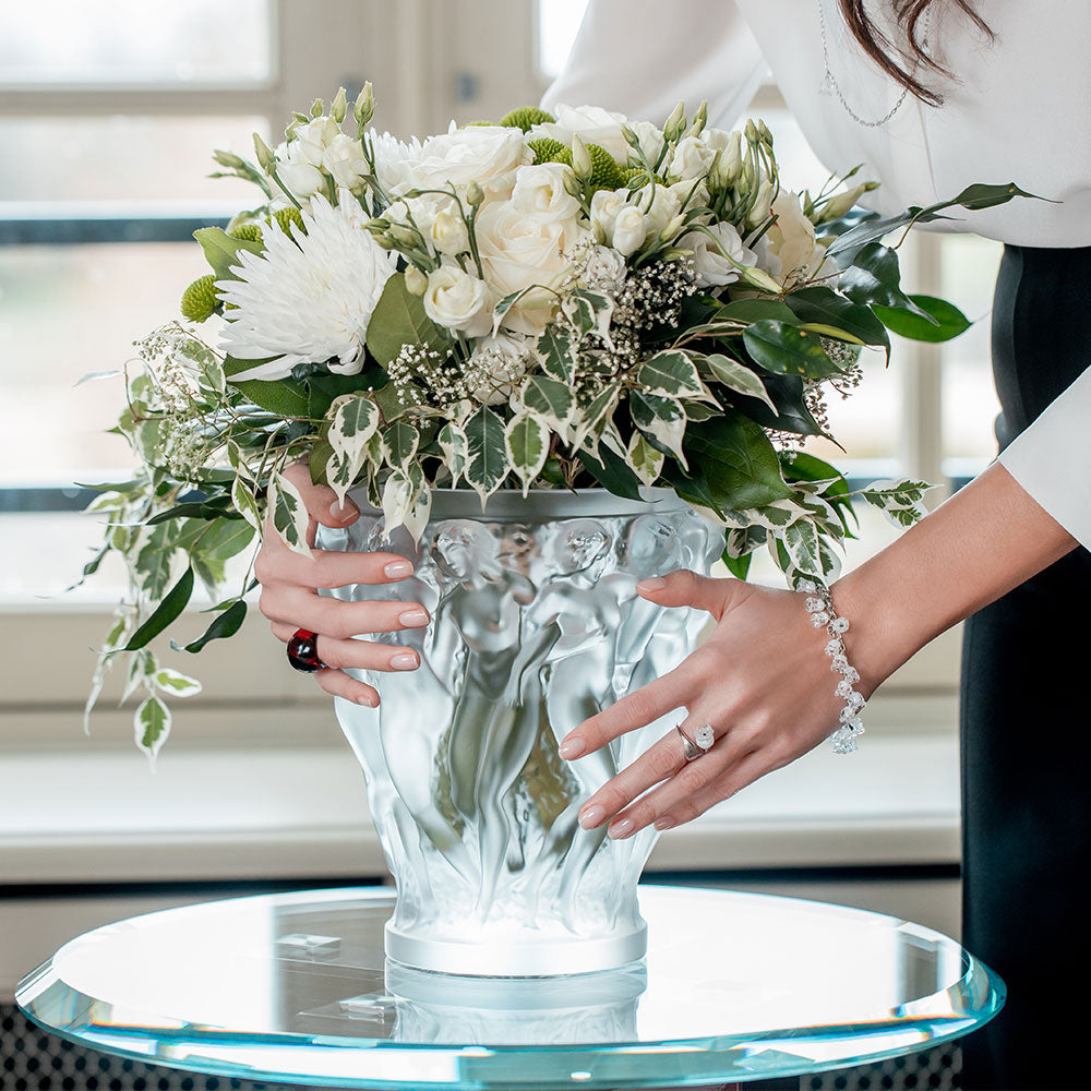 Lalique Millesime Bacchantes Vase - Limited and Numbered Edition