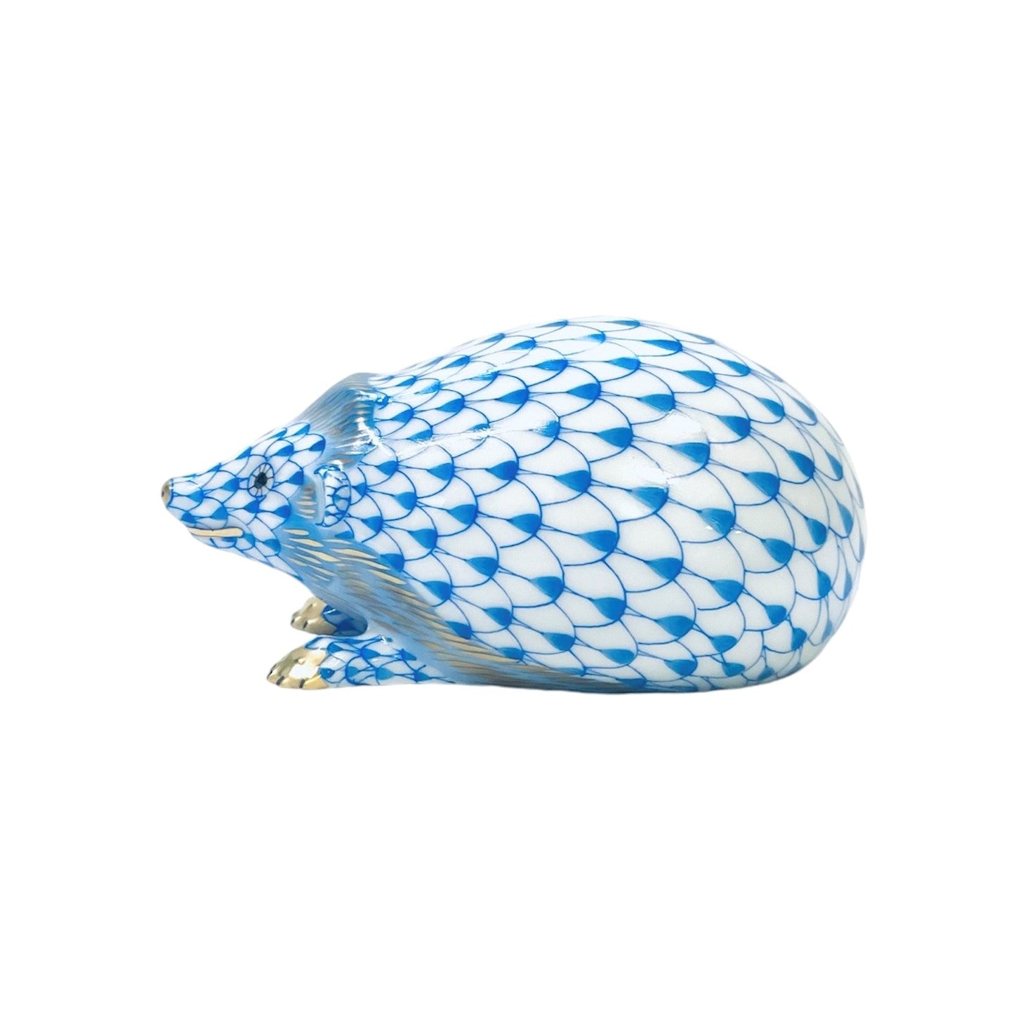 Herend Hedgehog Fishnet Figurine