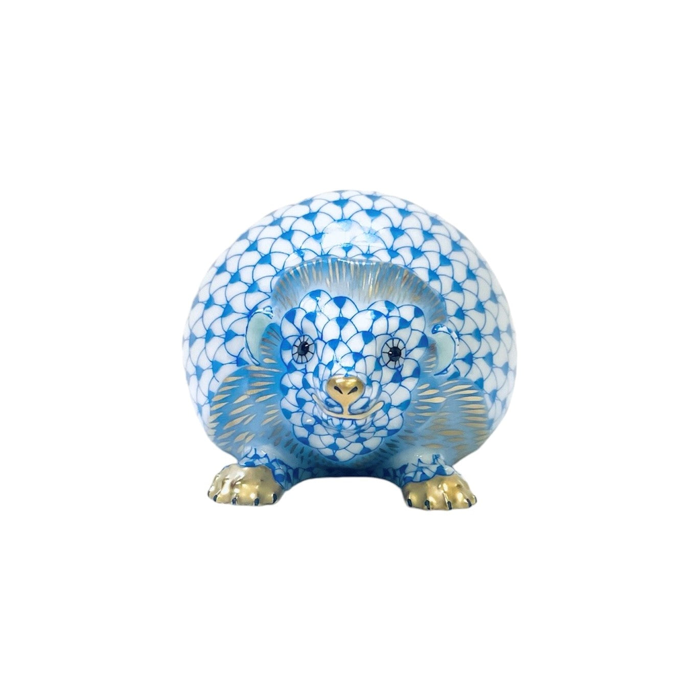 Herend Hedgehog Fishnet Figurine