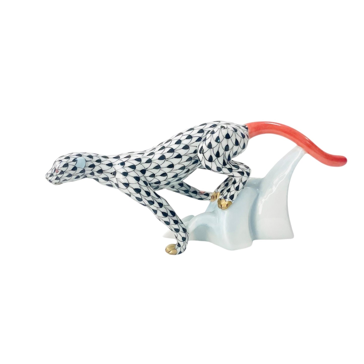 Herend Guepard Fishnet Figurine