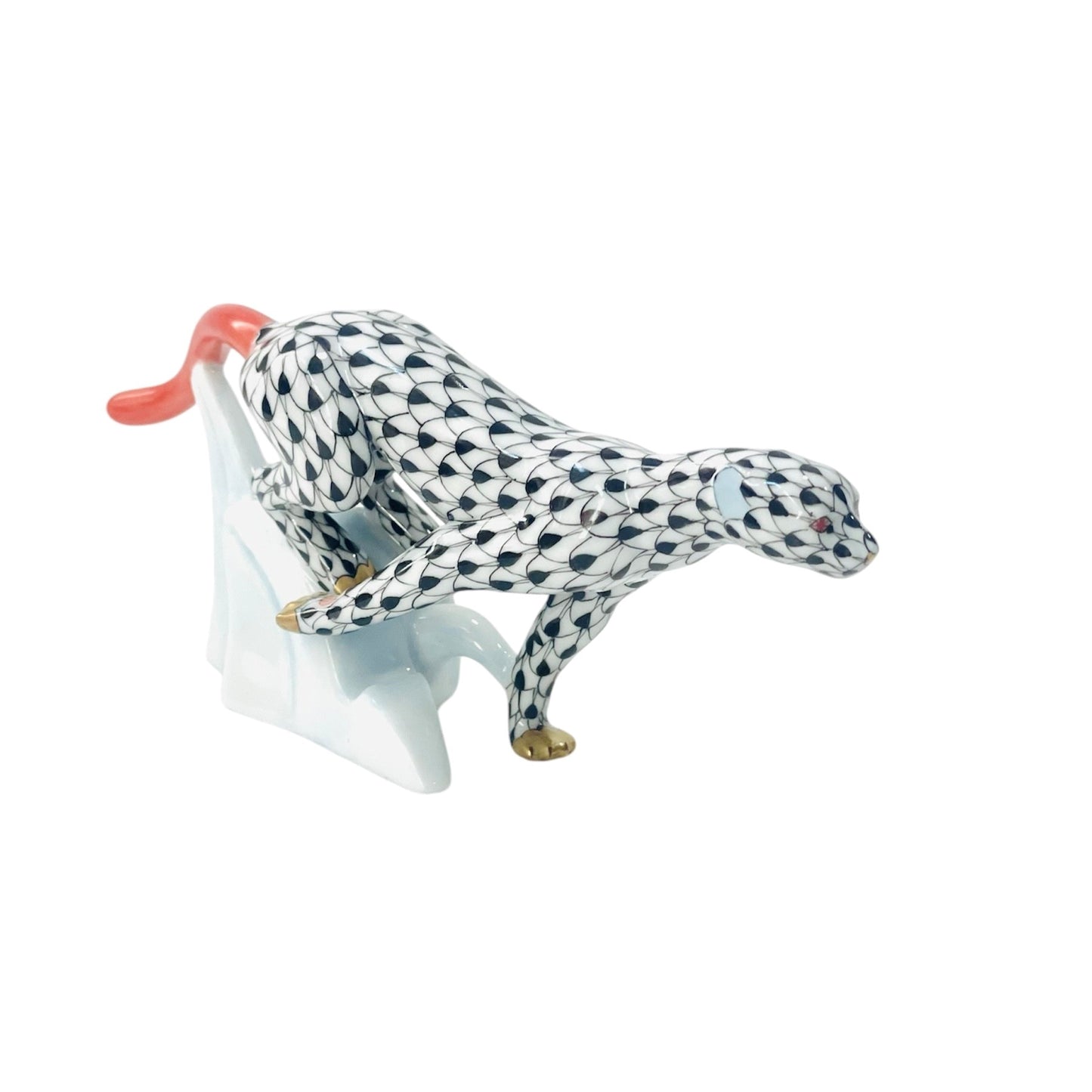 Herend Guepard Fishnet Figurine
