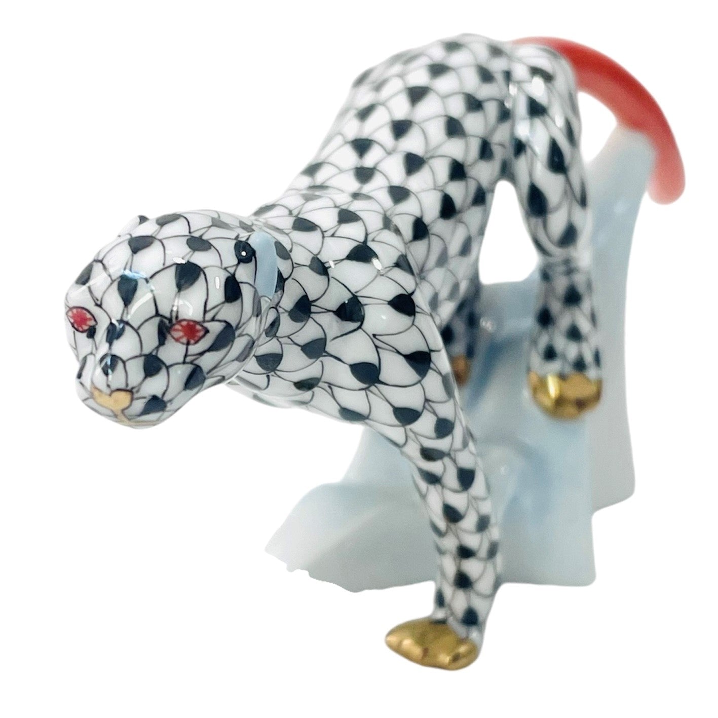 Herend Guepard Fishnet Figurine