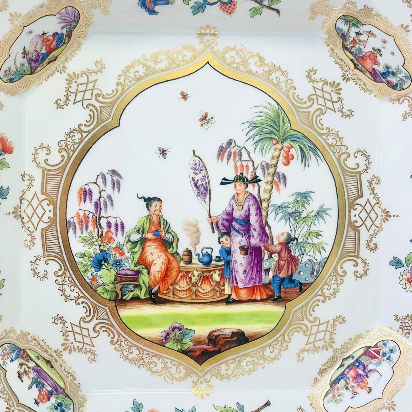 Meissen Chinoiseries After Höroldt Platter