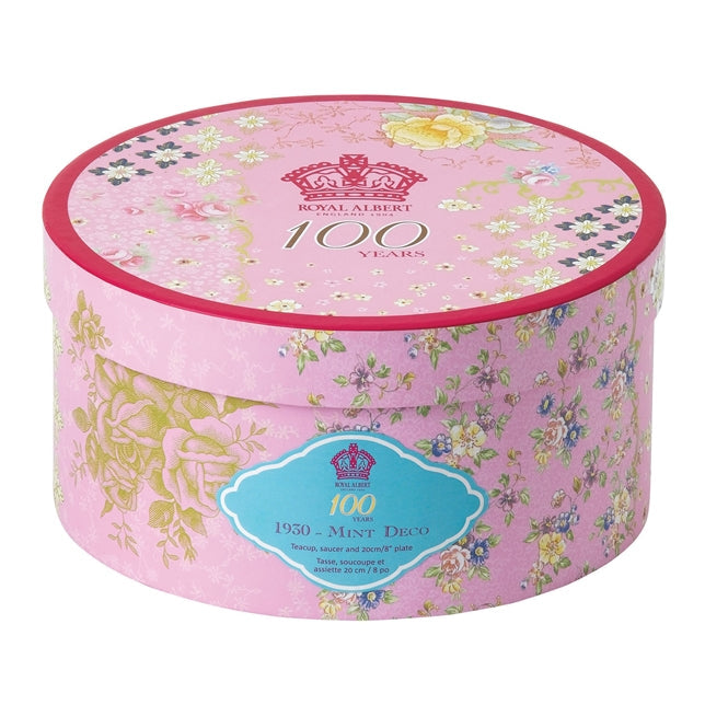 Royal Albert 100 Years of Royal Albert Spring Meadow 1920 3 Piece Set - Plate, Teacup & Saucer