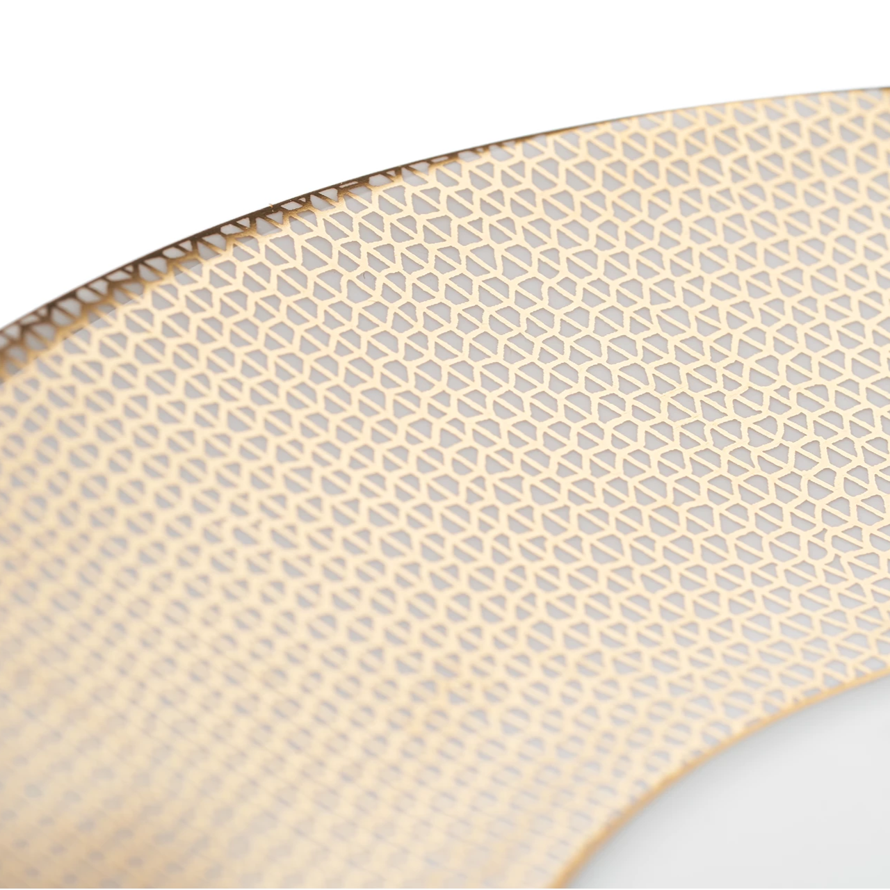 Meissen Cosmopolitan Mesh Gold Dinner Plate 24 cm