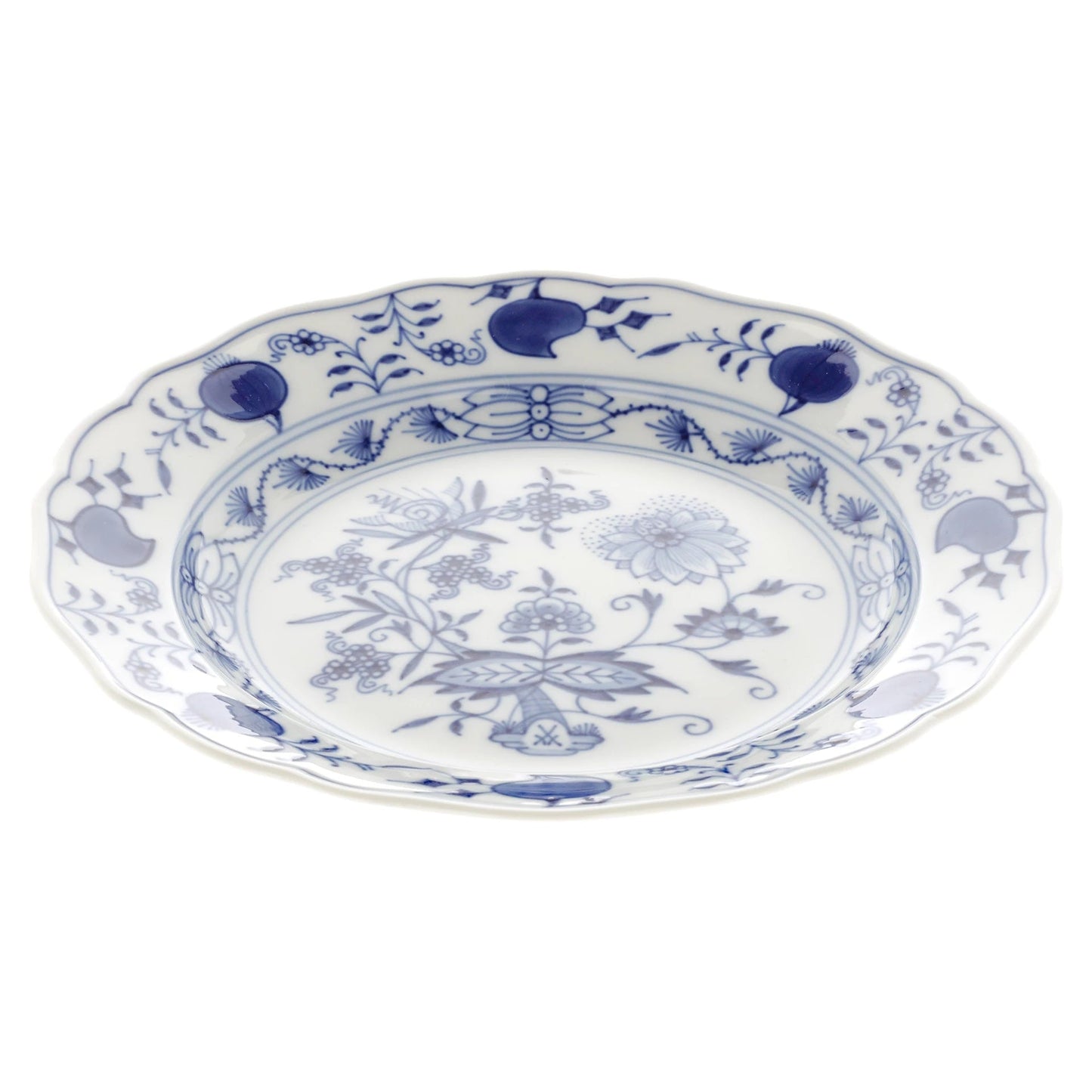 Meissen Cutout Blue Onion Plate 20cm