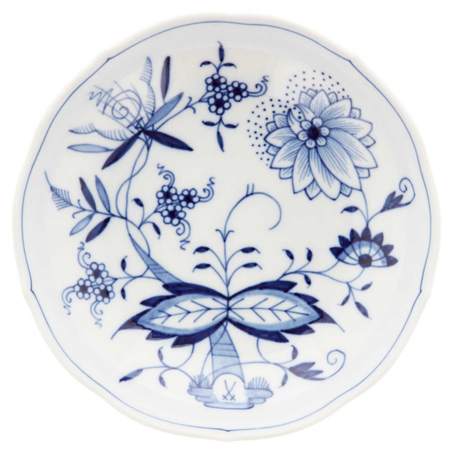Meissen Cutout Blue Onion Coffee Cup & Saucer 582
