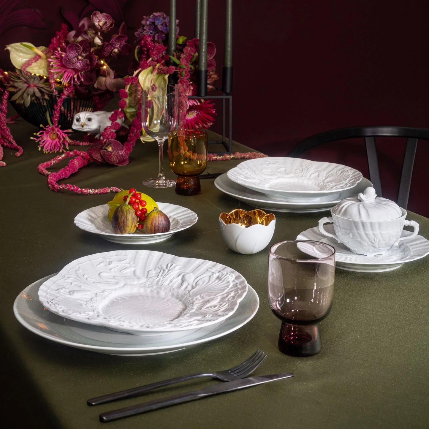 Meissen Swan Service Gourmet Plate, 30 cm