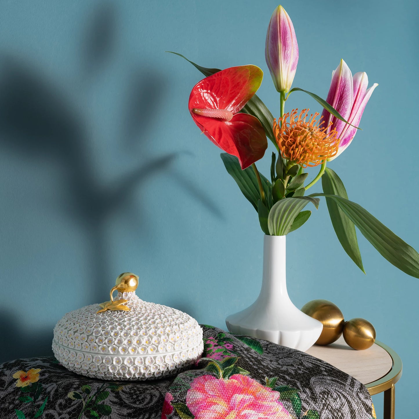 Meissen Snowball Blossoms Box