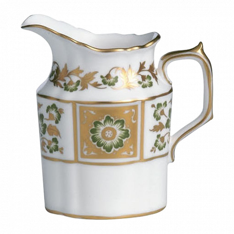 Royal Crown Derby - Derby Panel Green Cream Jug L/S