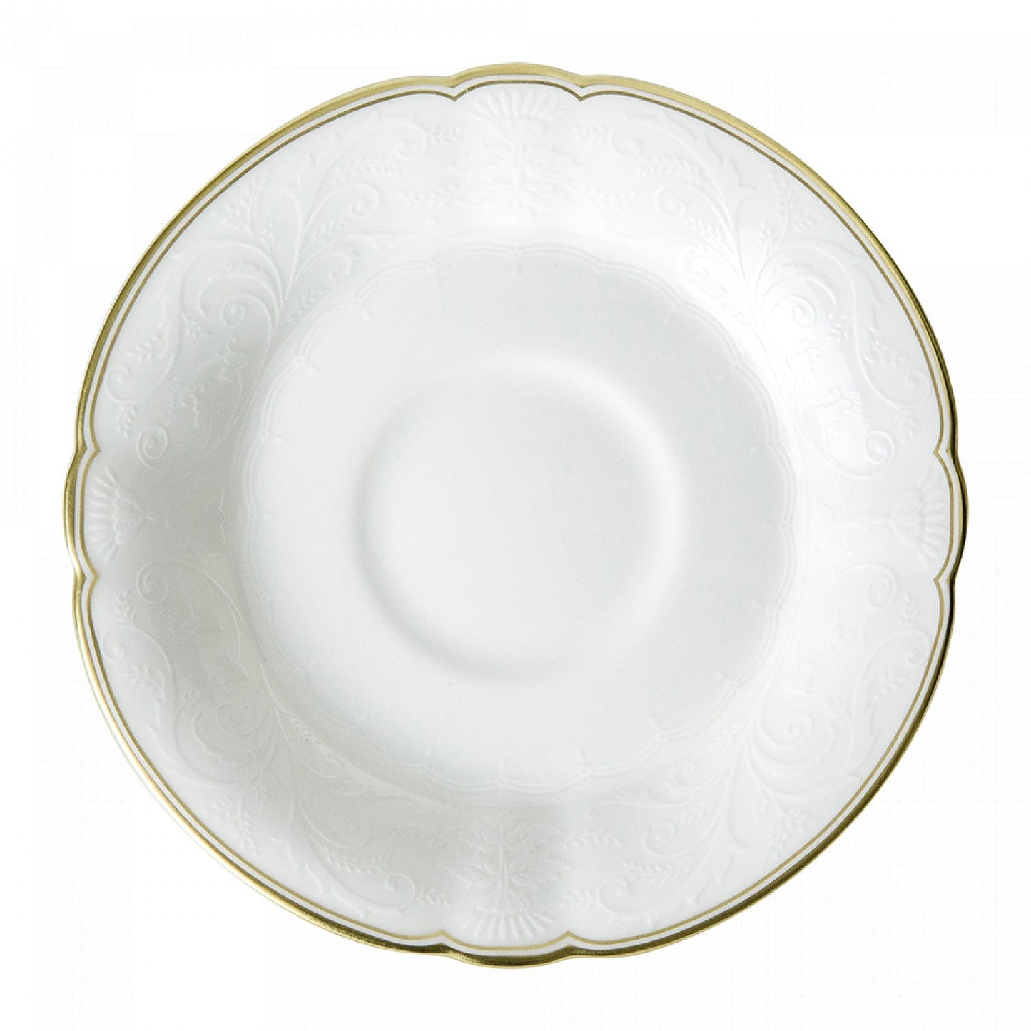 Royal Crown Derby Darley Abbey Pure Gold Tea Saucer