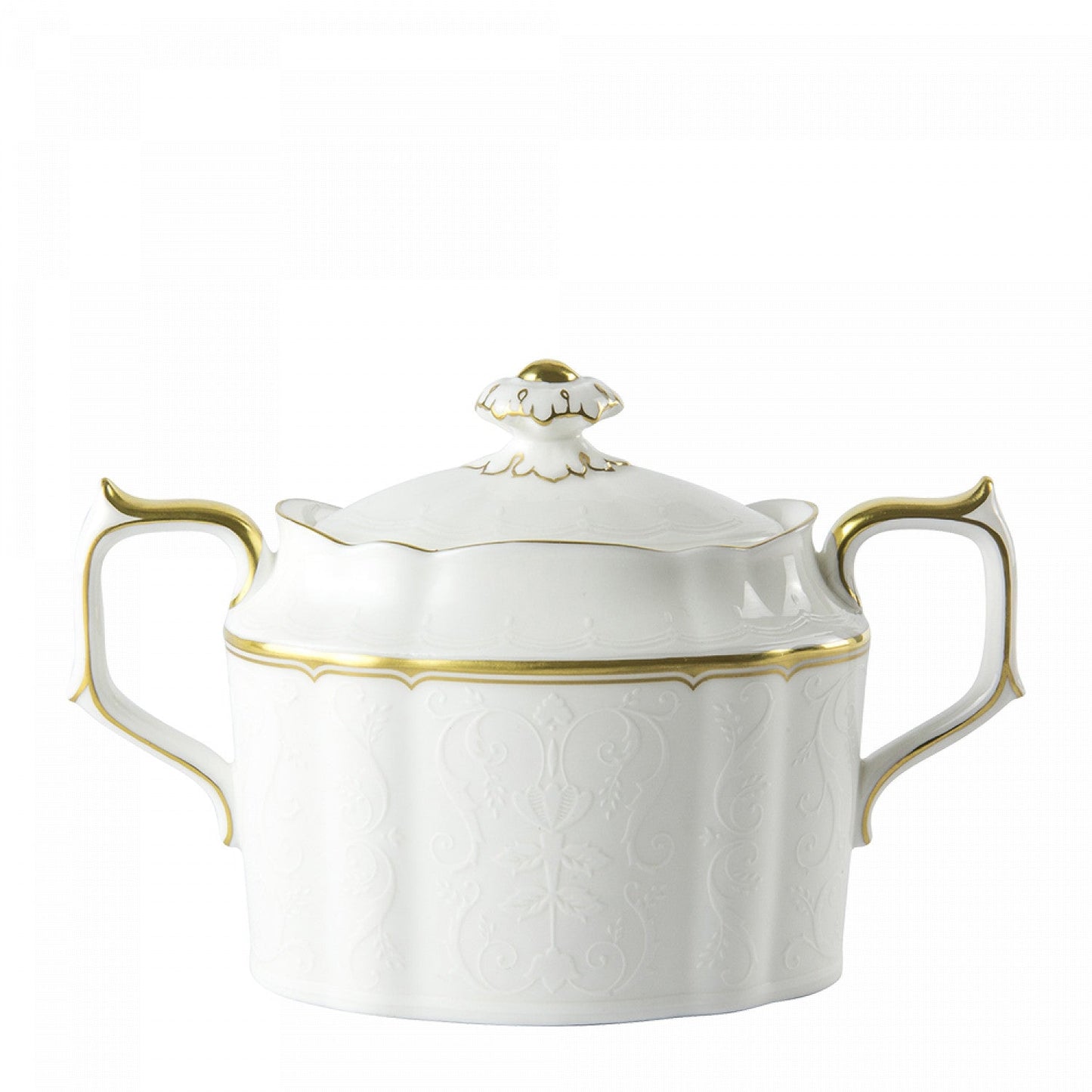 Royal Crown Derby Darley Abbey Pure Gold Covered Sugar L/S