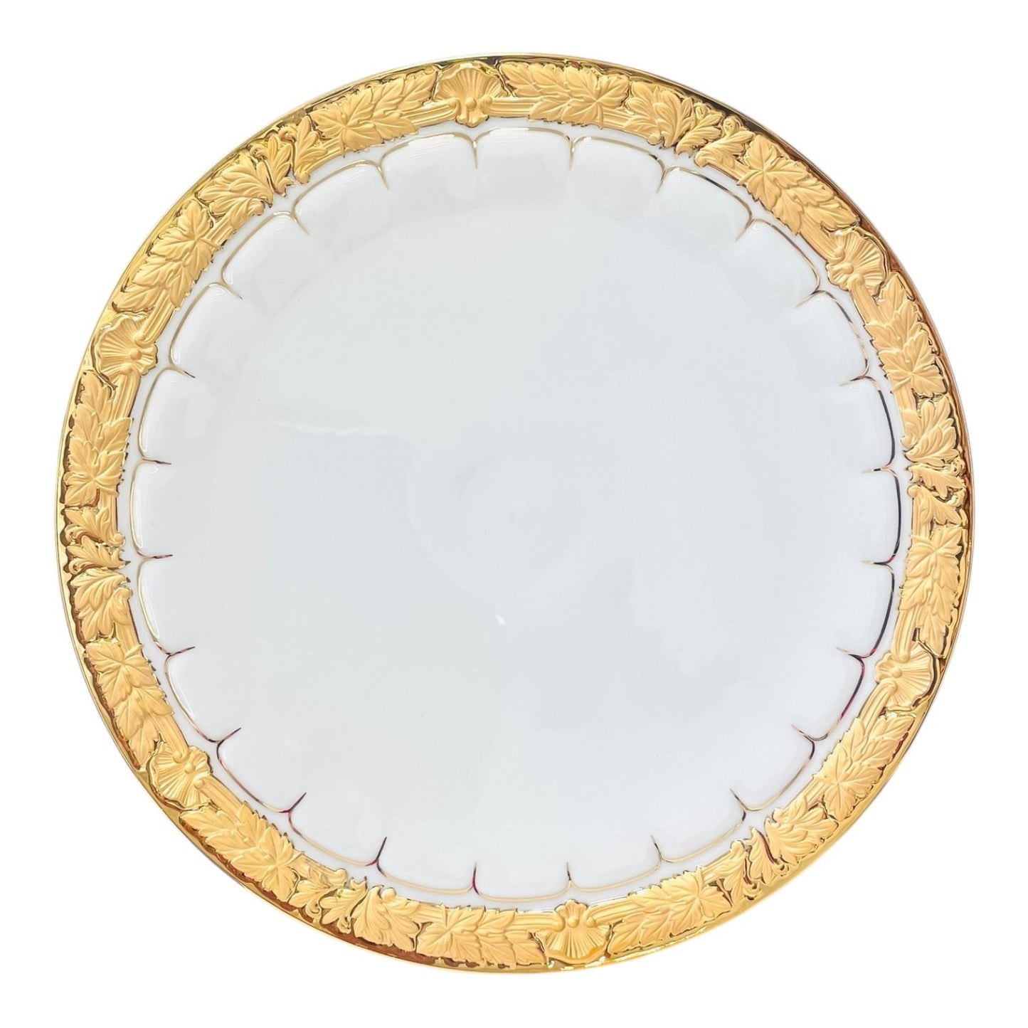 Meissen Royal X-Form Cake Platter Gold, 34 cm