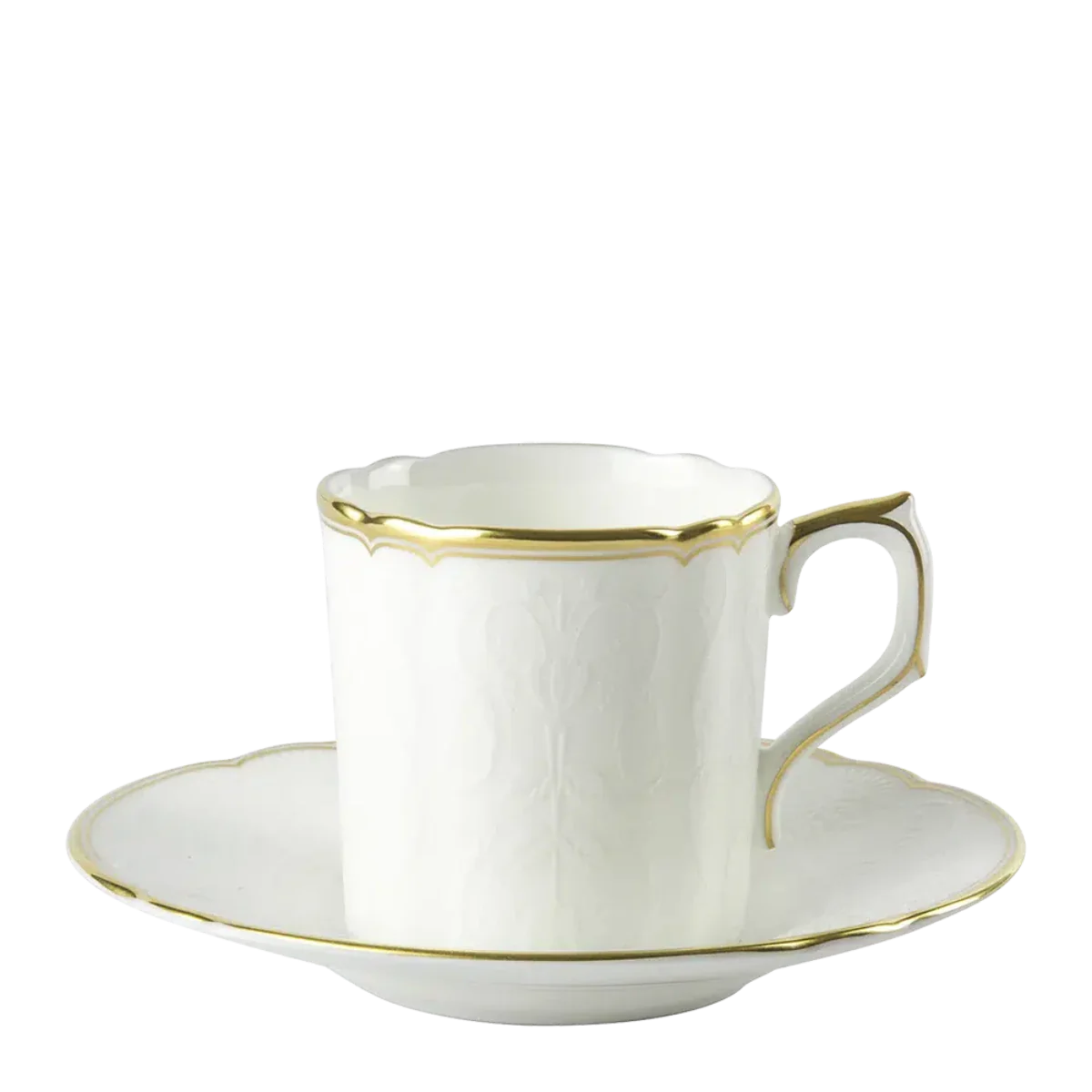 Royal Crown Derby Darley Abbey Pure Gold Coffee Saucer