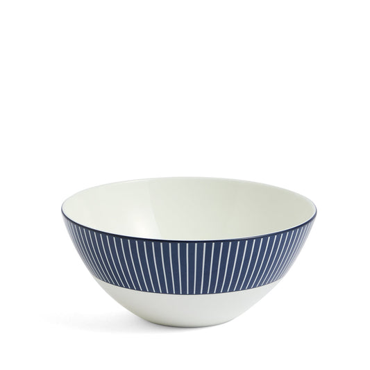 Wedgwood Gio Pinstripe Cereal Bowl Blue