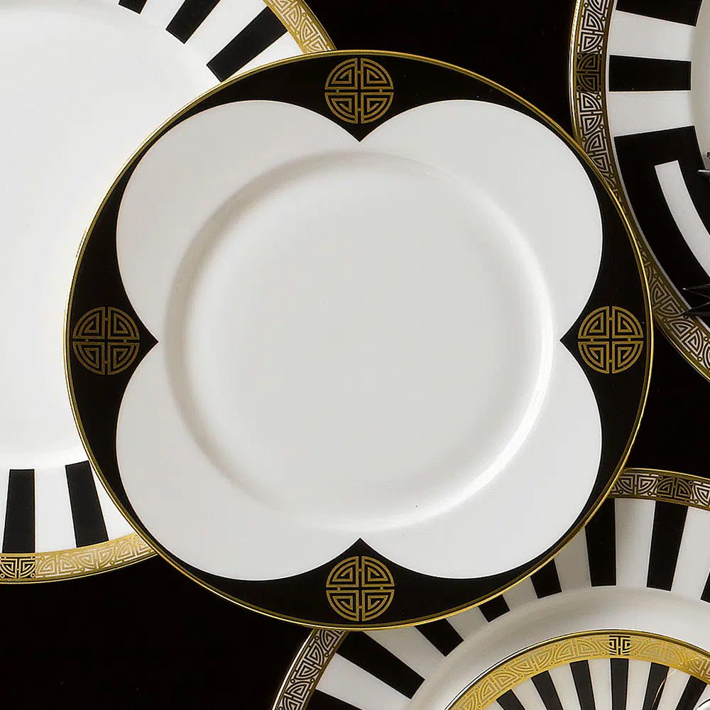 Royal Crown Derby Satori Black Salad Plate (8.5in/21.5cm)