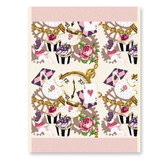 Feiler English Tea Party Guest Towel - Powder Pink