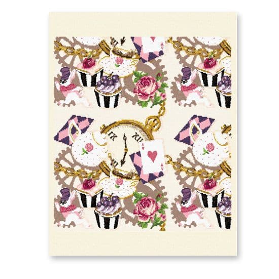 Feiler English Tea Party Guest Towel - Vanilla