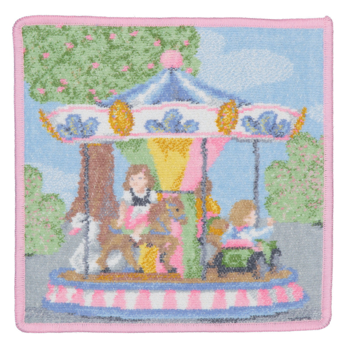 Feiler Funfair Washcloth - Candy Pink