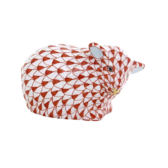 Herend Lamb Fishnet Figurine