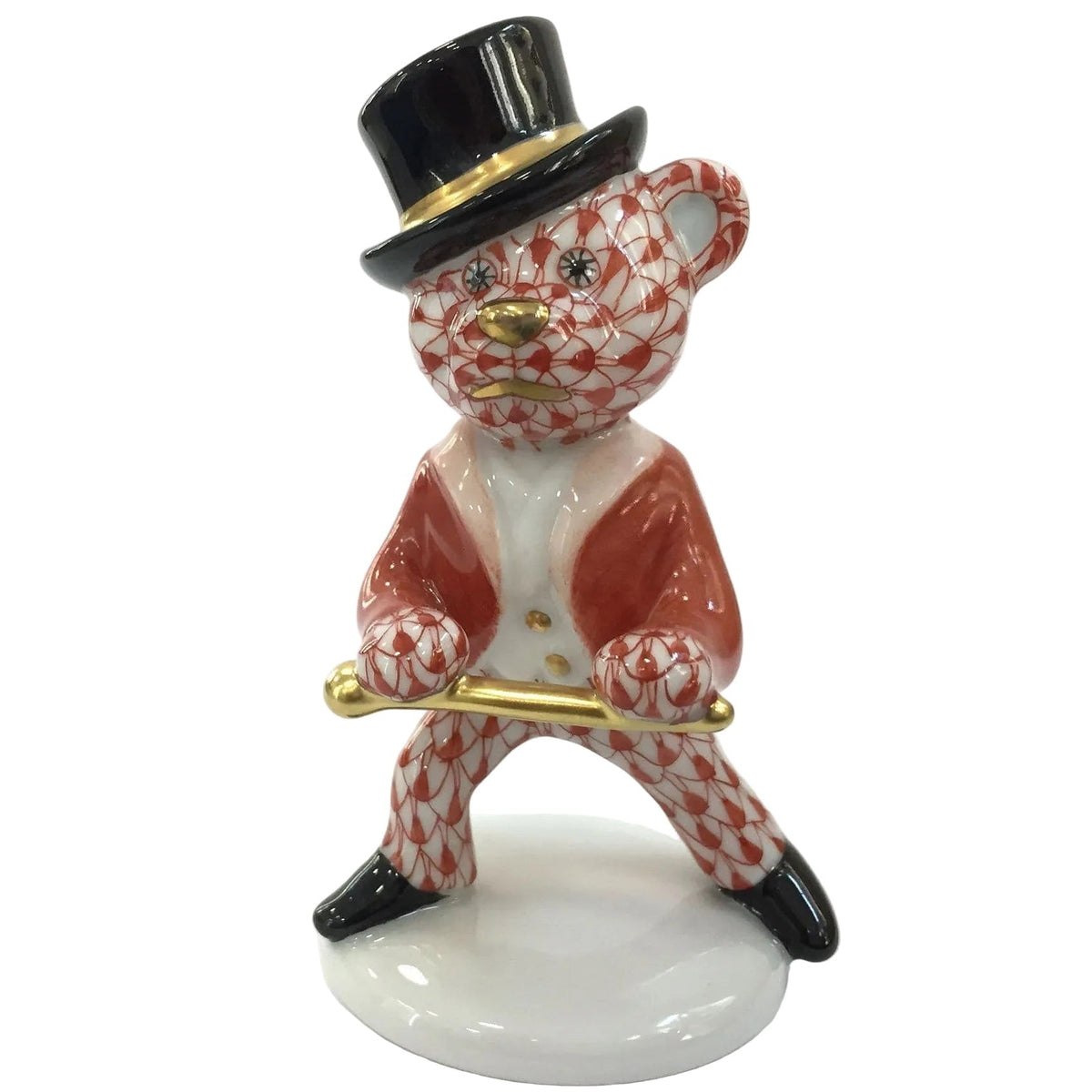 Herend Tap Dancer Fishnet Figurine
