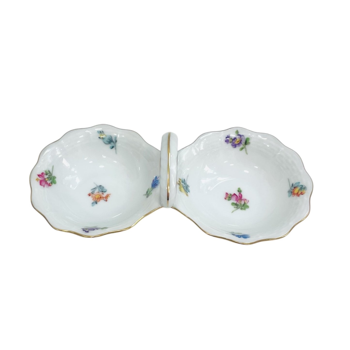 Herend Mille Fleur Twin Salt Cellar