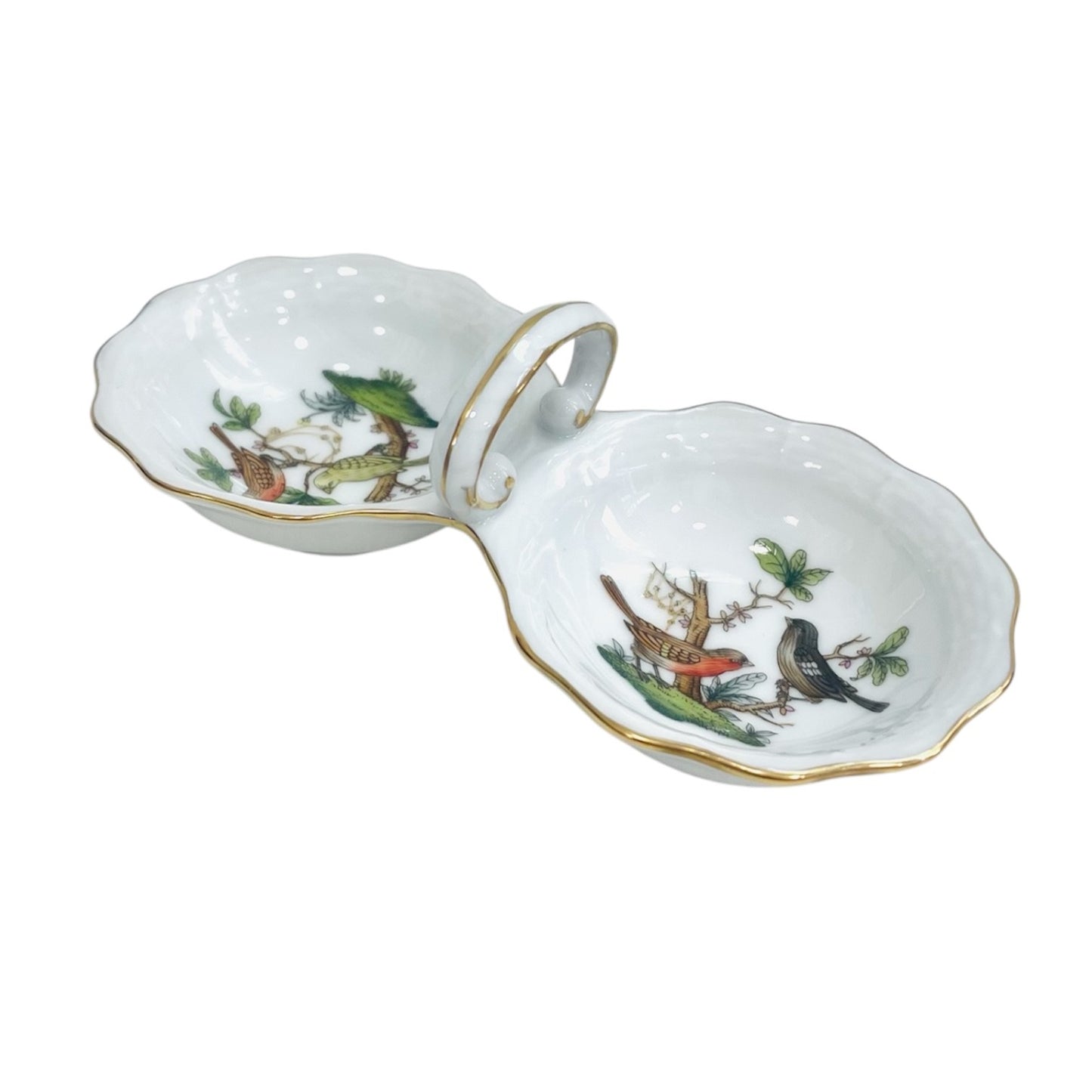 Herend Rothschild Twin Salt Cellar