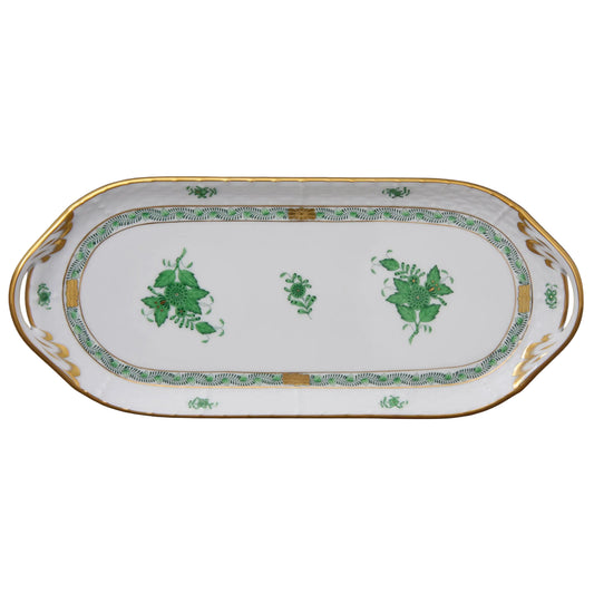 Herend Apponyi Green Sandwich Tray