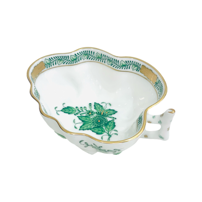 Herend Apponyi Green Open Sugar Bowl