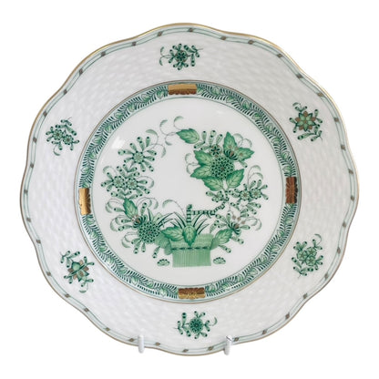 Herend Indian Flower Green, Tea Set for Two, 9 Pieces