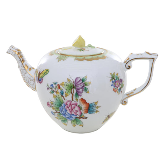 Herend Queen Victoria Teapot with Lemon Knob