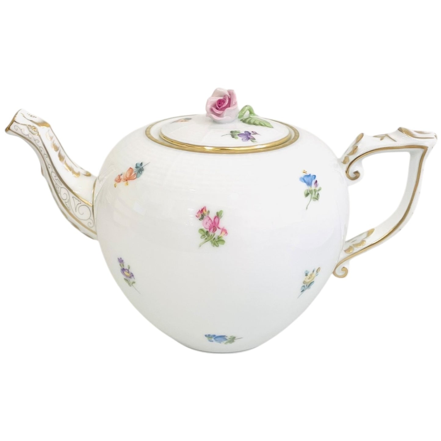 Herend Mille Fleur Tea Set for Two, 9 Pieces