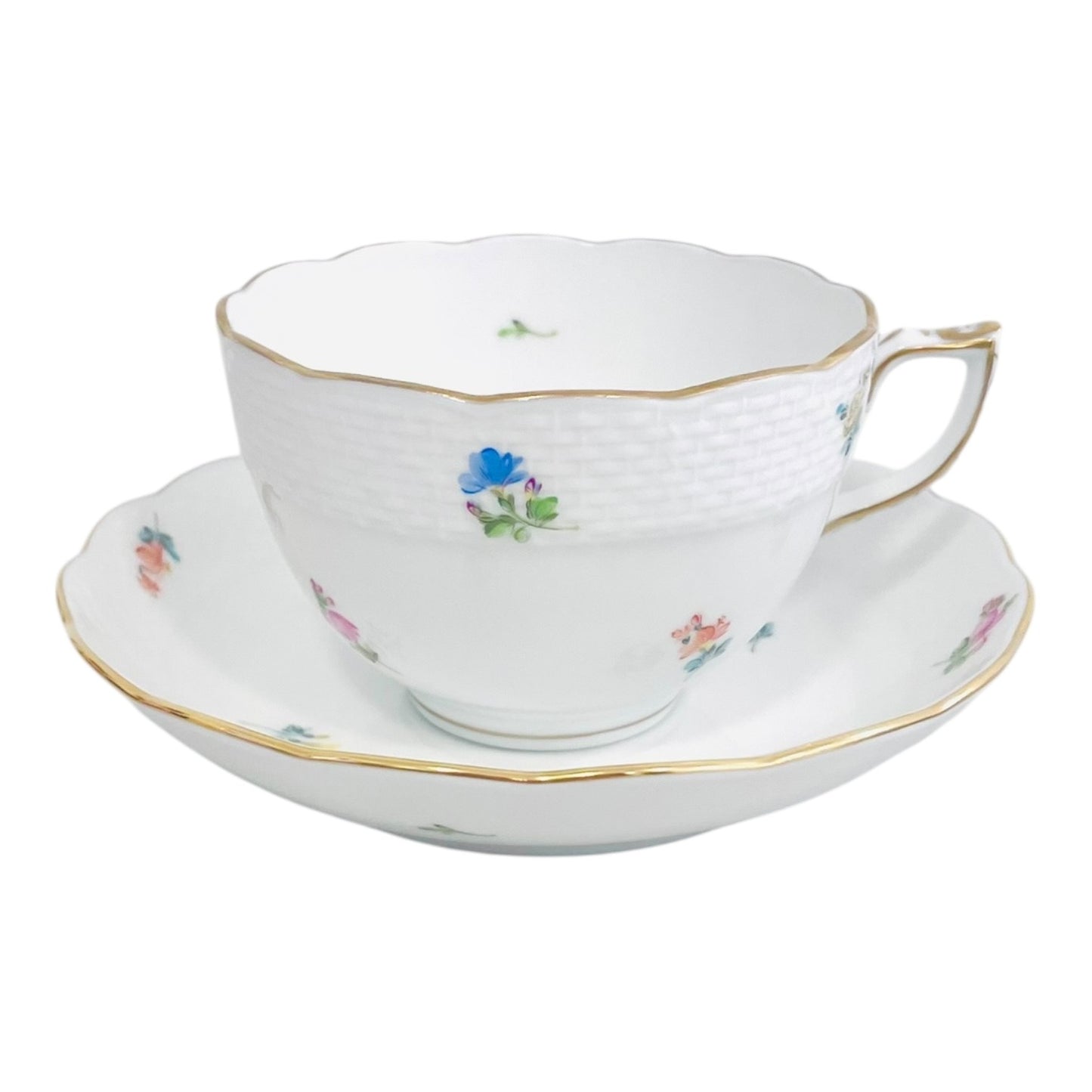 Herend Mille Fleur Breakfast Set for Two, 10 Pieces
