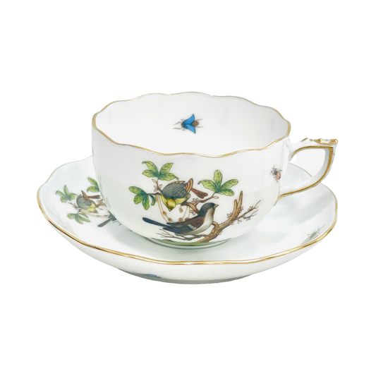 Herend Rothschild Teacup and Saucer