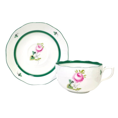 Herend Vienna Rose Teacup and Saucer